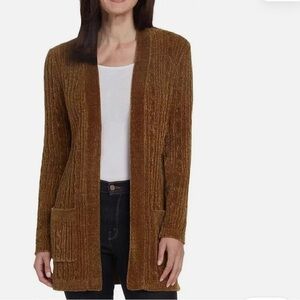 NWT. Matty M Woman's Cozy Cable Cardigan. Size XXL.